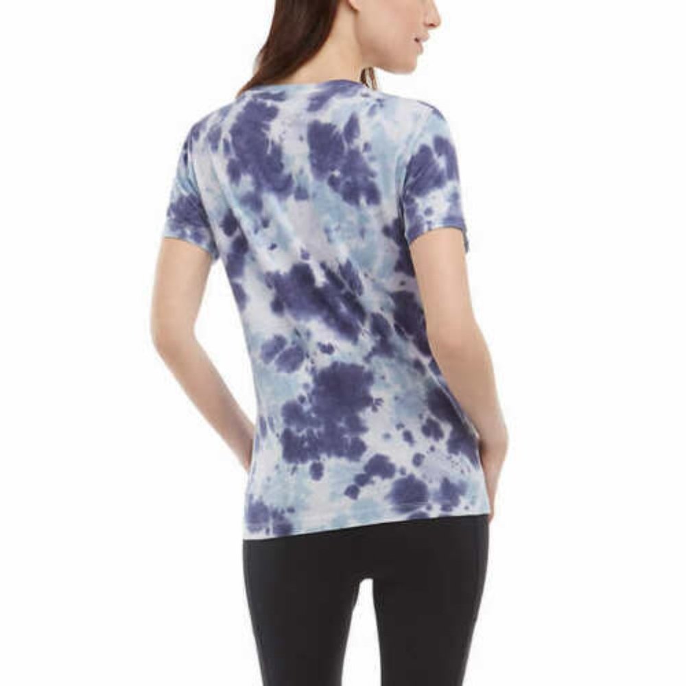 Danskin Women’s Short Sleeve Tie Dye Tee Neptune Combo NWT NEW - Picture 5 of 5